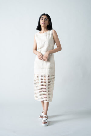 Handwoven Kora Cotton Maxi Dress