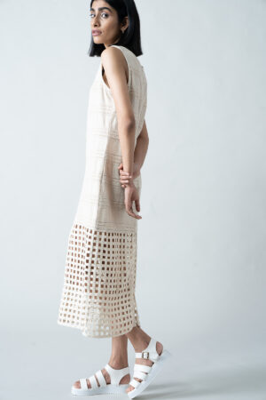 Handwoven Kora Cotton Maxi Dress - Image 3