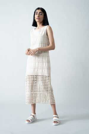 Handwoven Kora Cotton Maxi Dress - Image 4