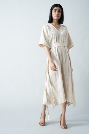 Ecru Drop Shoulder Dress