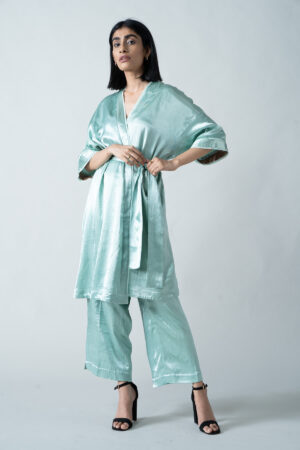Gaji Silk Loungewear Set - Image 4