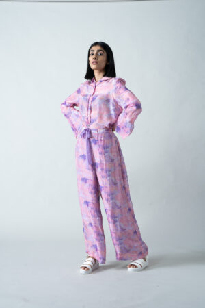 Upada Silk Co-Ord Set: Shirt & Trousers - Image 2